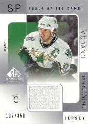 2000-01 SP Game Used Tools of the Game Exclusives #MO Mike Modano