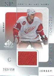 2000-01 SP Game Used Tools of the Game Exclusives #SF Sergei Fedorov