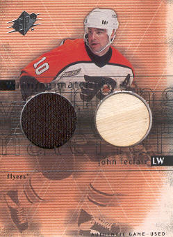 2000-01 SPx Winning Materials #JL John LeClair