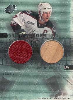2000-01 SPx Winning Materials #KT Keith Tkachuk