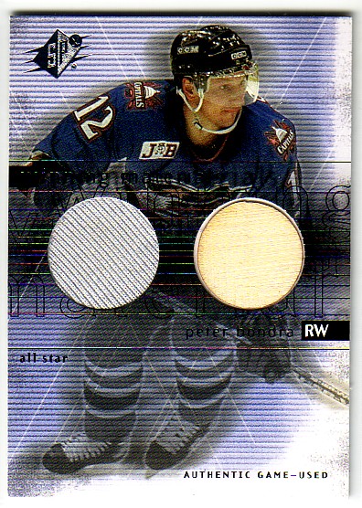 2000-01 SPx Winning Materials #PBO Peter Bondra SP