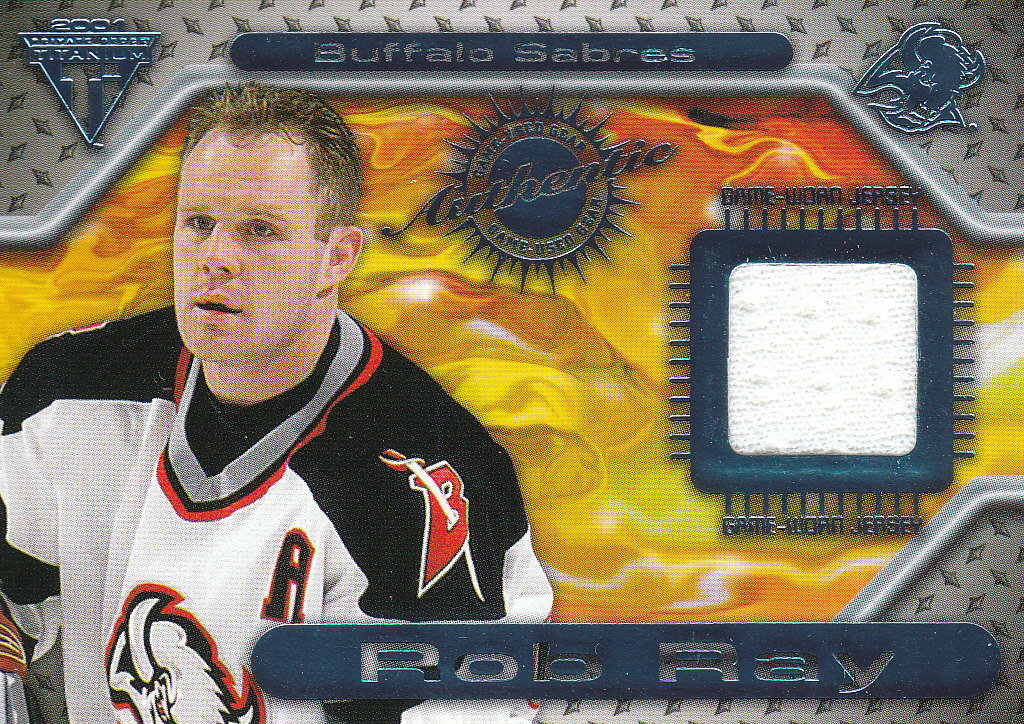 2000-01 Titanium Game Gear #61 Rob Ray