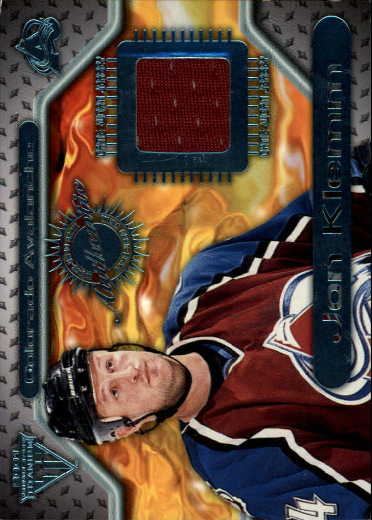 2000-01 Titanium Game Gear #75 Jon Klemm