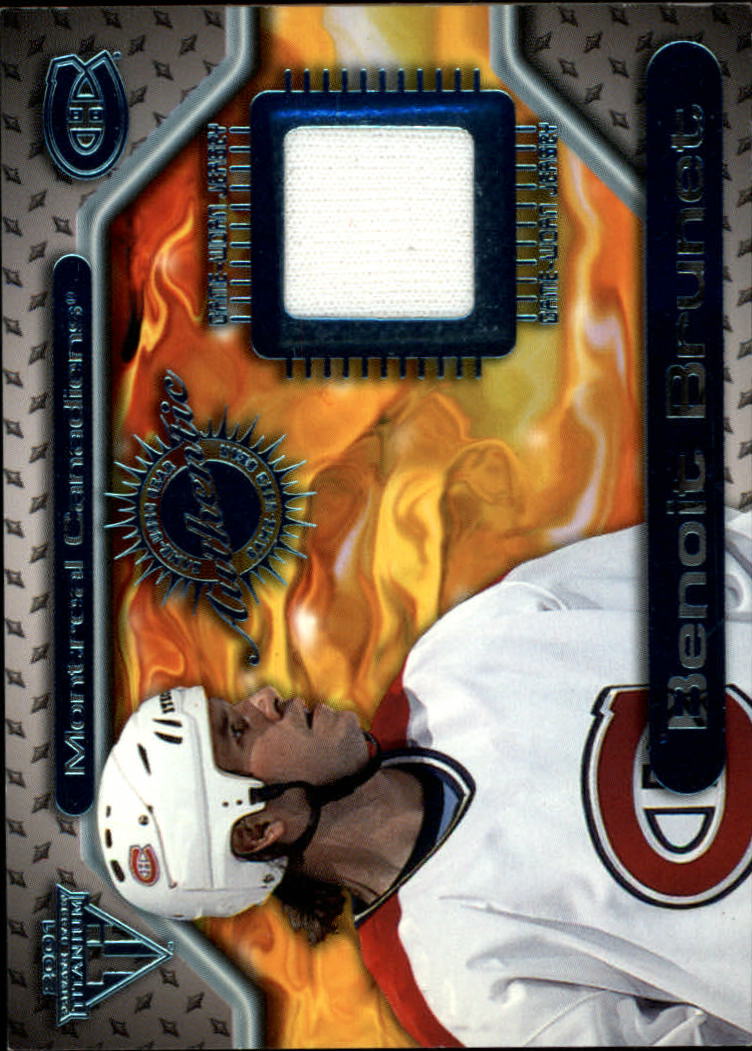 2000-01 Titanium Game Gear #100 Benoit Brunet