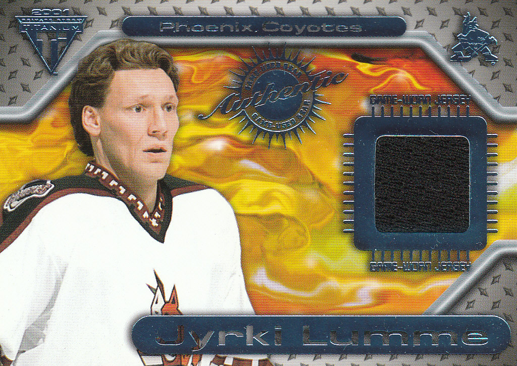 2000-01 Titanium Game Gear #127 Jyrki Lumme