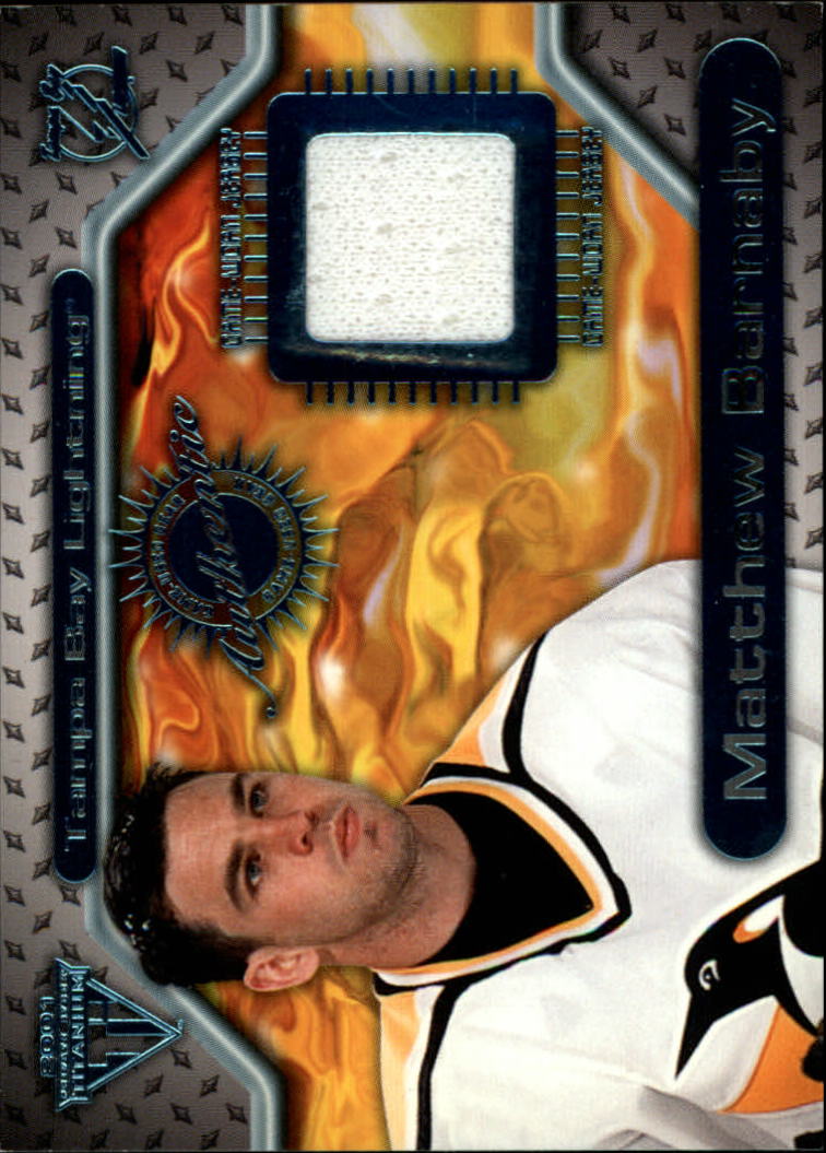 2000-01 Titanium Game Gear #143 Matthew Barnaby