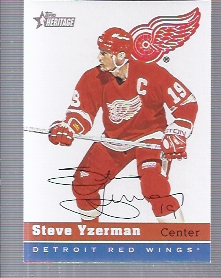2000-01 Topps Heritage #10 Steve Yzerman