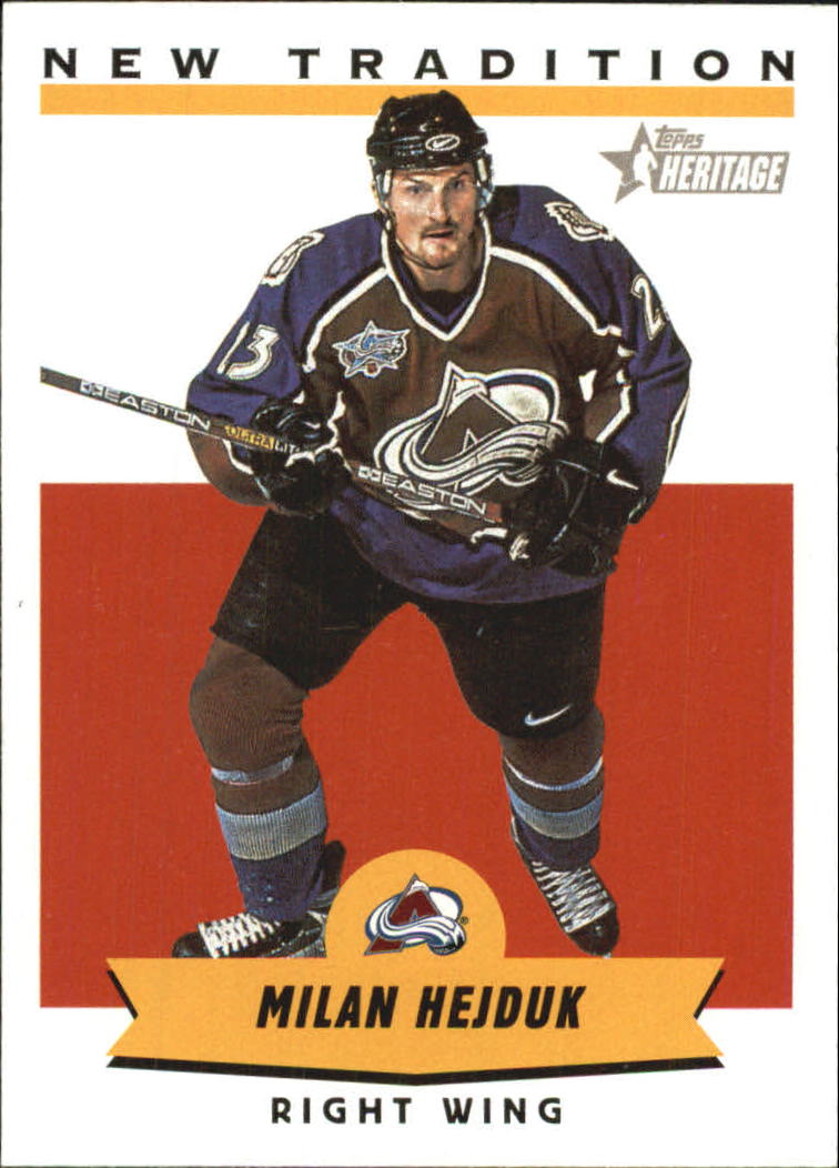 2000-01 Topps Heritage New Tradition #NT3 Milan Hejduk