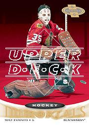2000-01 UD Heroes #124 Tony Esposito