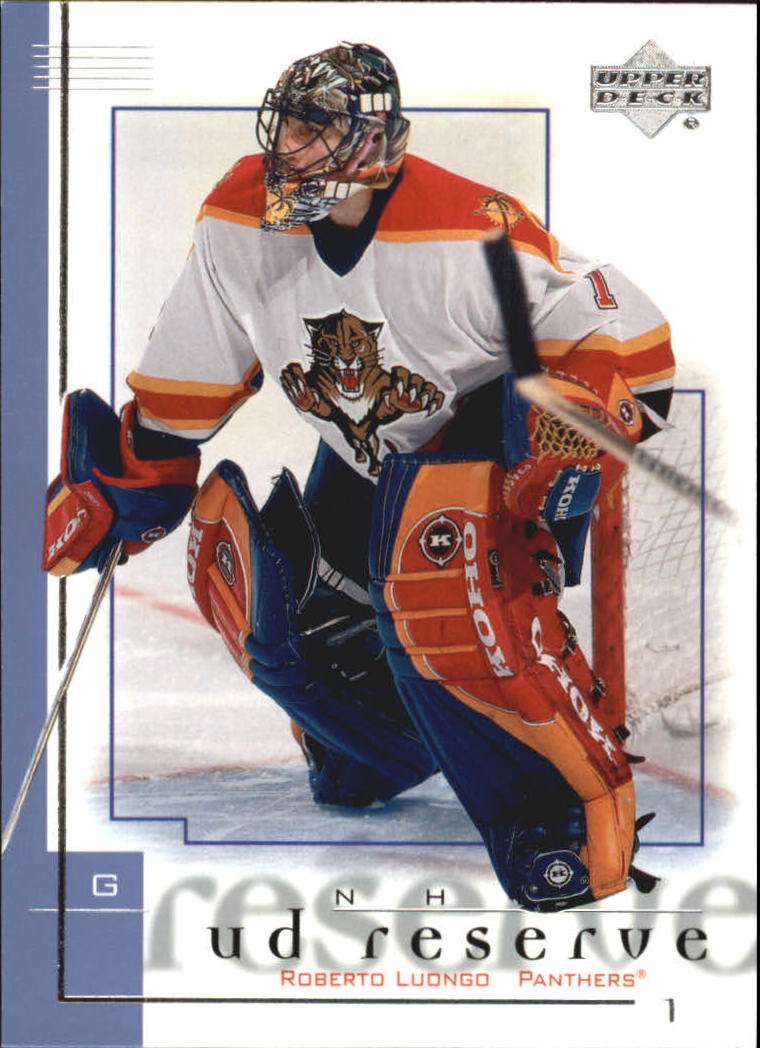 2000-01 UD Reserve #38 Roberto Luongo