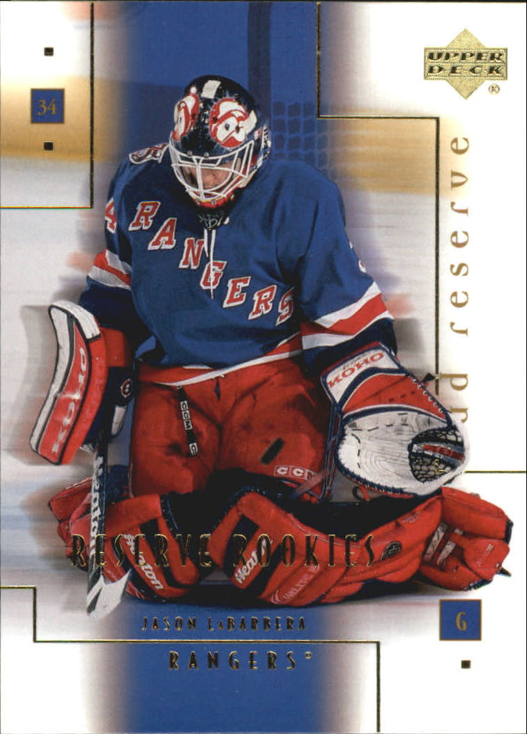 2000-01 UD Reserve #105 Jason Labarbera RC
