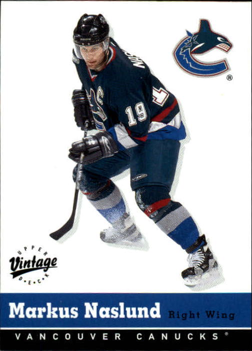 2000-01 Upper Deck Vintage #347 Markus Naslund