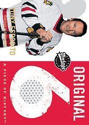 2000-01 Upper Deck Vintage Original 6 Piece of History #OTE Tony Esposito