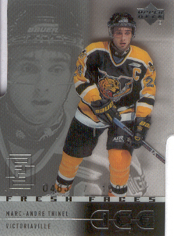 2000-01 Upper Deck Ice #48 Marc-Andre Thinel RC