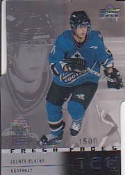 2000-01 Upper Deck Ice #53 Zdenek Blatny RC