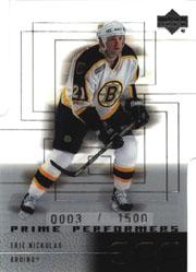 2000-01 Upper Deck Ice #55 Eric Nickulas RC