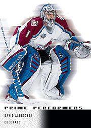 2000-01 Upper Deck Ice #85 David Aebischer RC