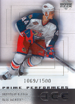 2000-01 Upper Deck Ice #86 Rostislav Klesla RC