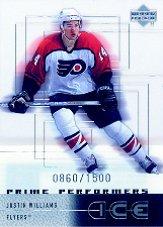 2000-01 Upper Deck Ice #97 Justin Williams RC