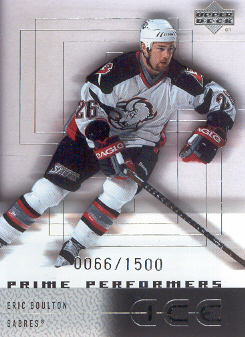 2000-01 Upper Deck Ice #111 Eric Boulton RC