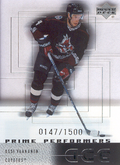 2000-01 Upper Deck Ice #119 Ossi Vaananen RC