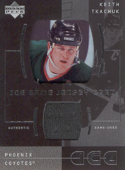 2000-01 Upper Deck Ice Game Jerseys #ITK Keith Tkachuk Upd