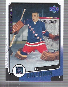 2000-01 Upper Deck Legends #89 Ed Giacomin