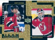 2000-01 Upper Deck Legends Legendary Collection Gold #79 S.Stevens/M.Brodeur