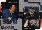 2000-01 Upper Deck Legends Legendary Collection Silver #18 G.Perreault/D.Hasek