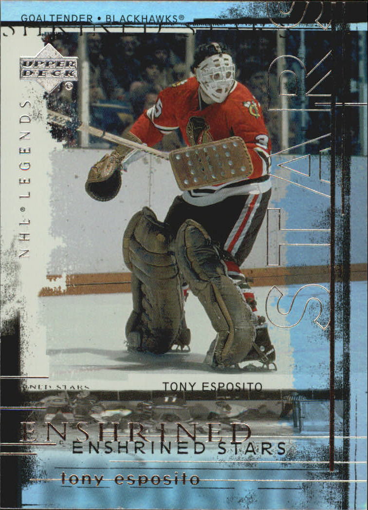 2000-01 Upper Deck Legends Enshrined Stars #ES13 Tony Esposito