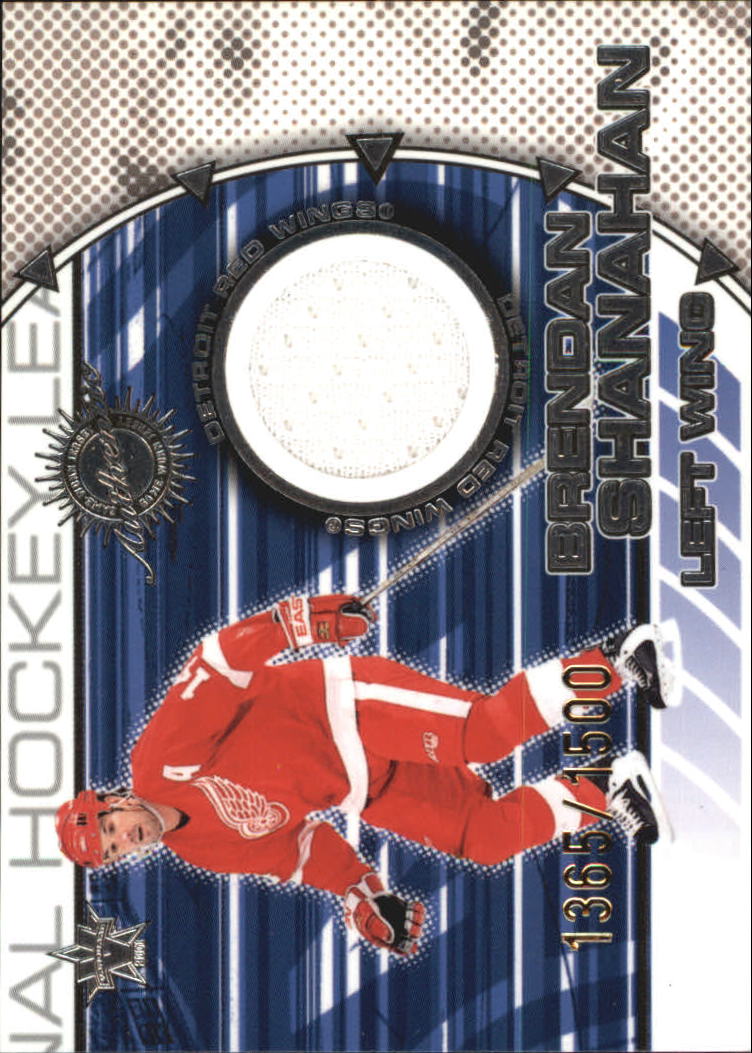 2000-01 Vanguard Dual Game-Worn Jerseys #5 Brendan Shanahan/Chris Chelios/1500