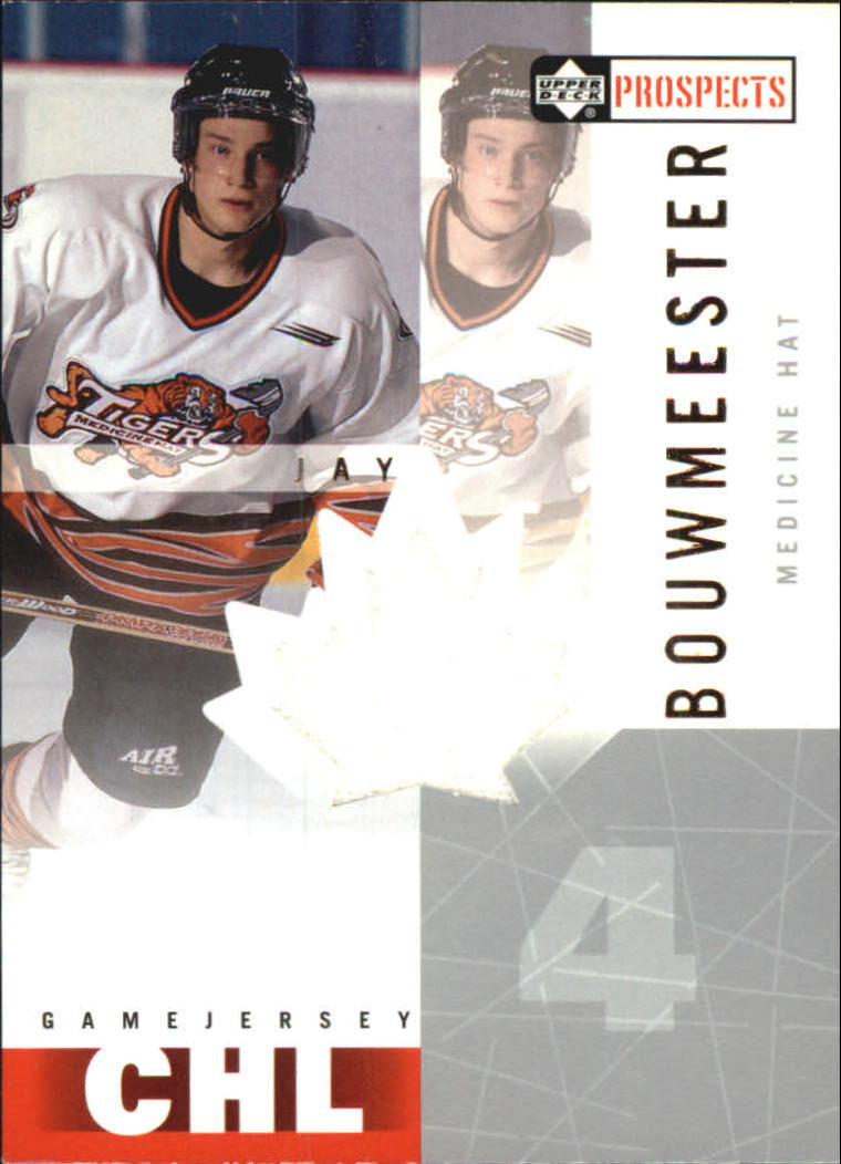 2000-01 UD CHL Prospects Game Jerseys #JB Jay Bouwmeester