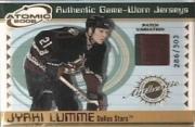 2001-02 Atomic Patches #18 Jyrki Lumme/303