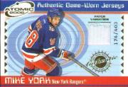 2001-02 Atomic Patches #41 Mike York/403
