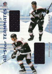 2001-02 BAP Memorabilia All-Star Teammates #AST16 Chris Pronger/Al MacInnis