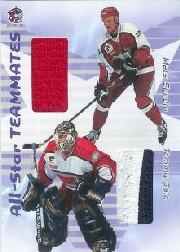 2001-02 BAP Memorabilia All-Star Teammates #AST20 Mats Sundin/Tommy Salo