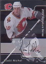 2001-02 BAP Signature Series Autographs #209 Scott Nichol