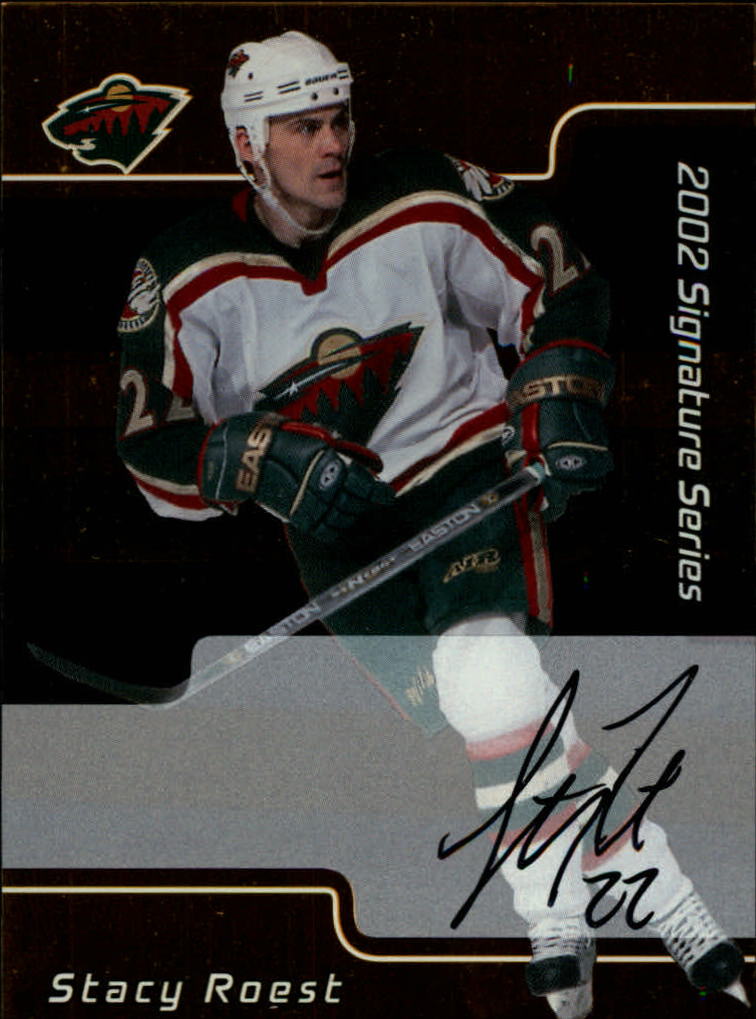 2001-02 BAP Signature Series Autographs Gold #135 Stacy Roest