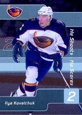 2001-02 BAP Signature Series He Shoots He Scores Points #16 Ilya Kovalchuk 2 pts.