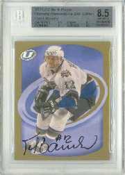 2001-02 BAP Ultimate Memorabilia Autographs Gold #11 Peter Bondra