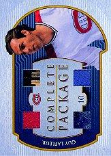 2001-02 BAP Ultimate Memorabilia Complete Package #5 Guy Lafleur