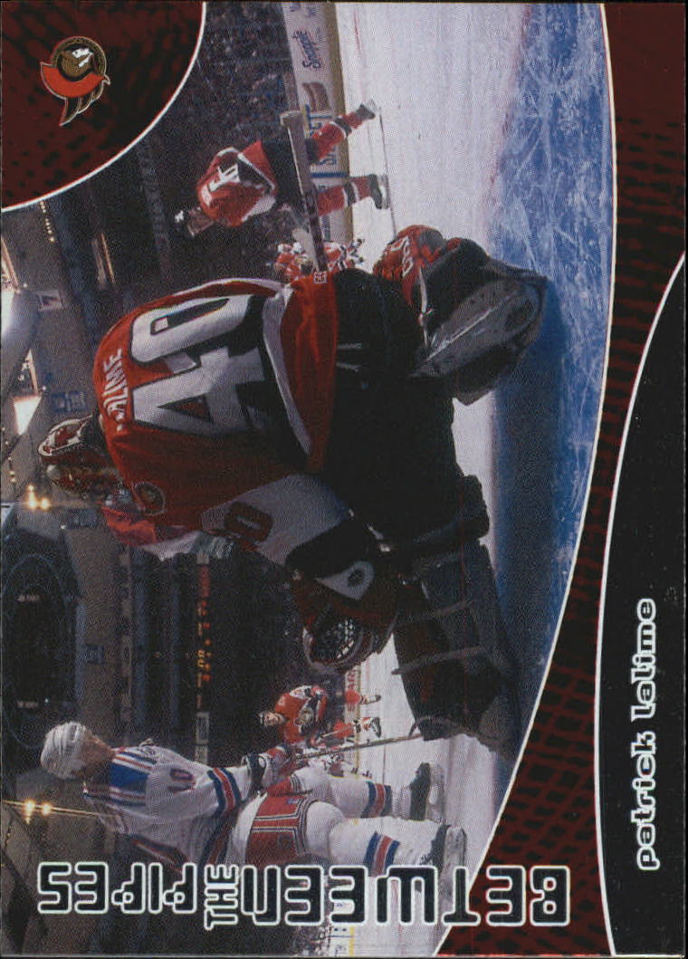 2001-02 Between the Pipes #104 Patrick Lalime