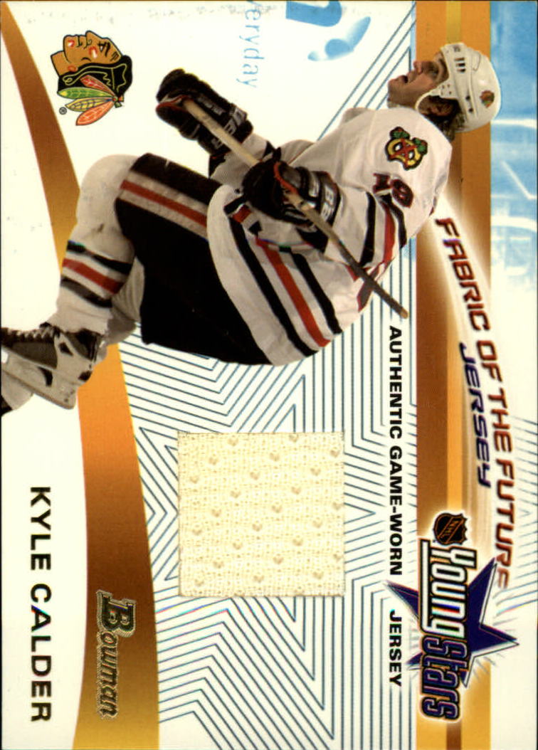 2001-02 Bowman YoungStars Relics #JKC Kyle Calder J