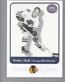 2001-02 Greats of the Game #7 Bobby Hull