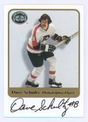2001-02 Greats of the Game Autographs #45 Dave Schultz