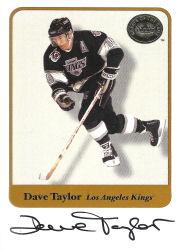 2001-02 Greats of the Game Autographs #61 Dave Taylor