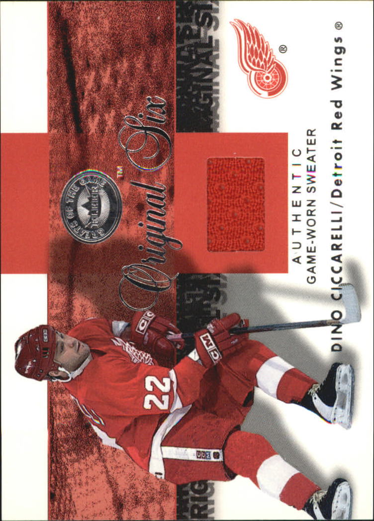 2001-02 Greats of the Game Jerseys #1 Dino Ciccarelli