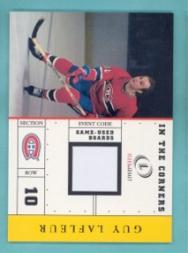 2001-02 Fleer Legacy Memorabilia #15 Guy Lafleur STK