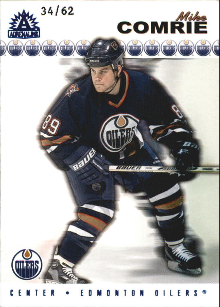 2001-02 Pacific Adrenaline Blue #74 Mike Comrie
