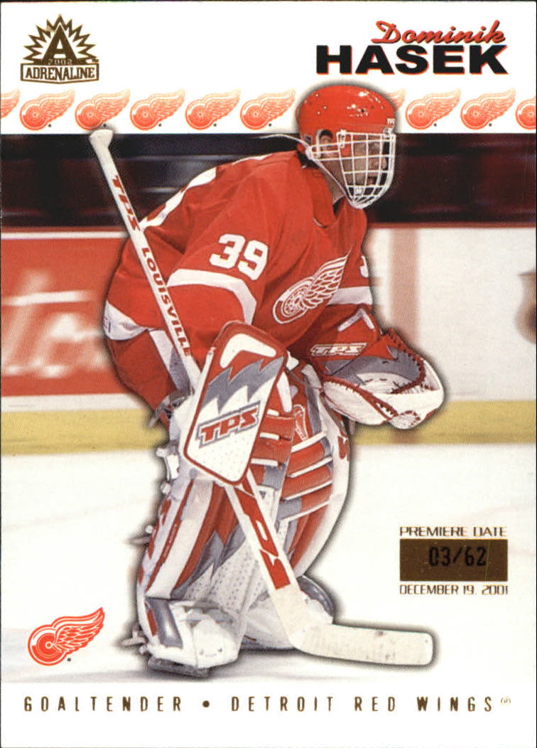 2001-02 Pacific Adrenaline Premiere Date #65 Dominik Hasek